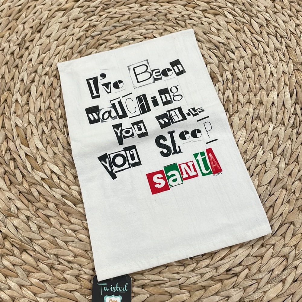 Christmas tea towel 1